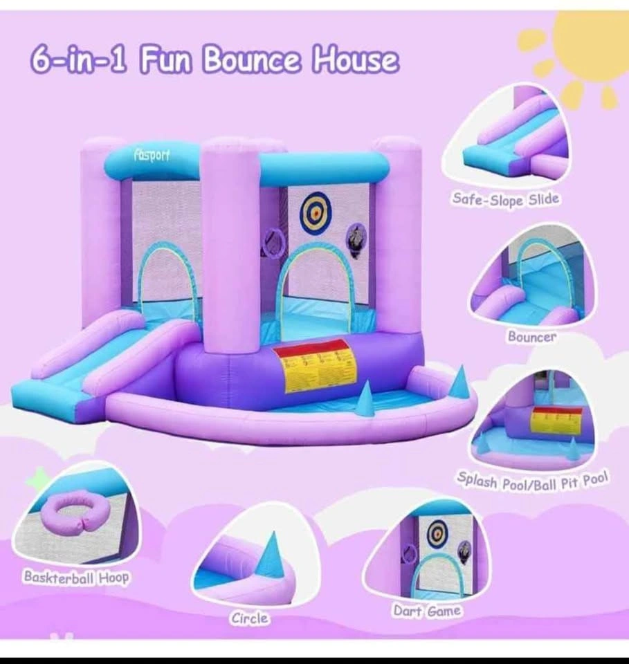 Inflatable Bounce House with Slide and Ball Pit - photo 2