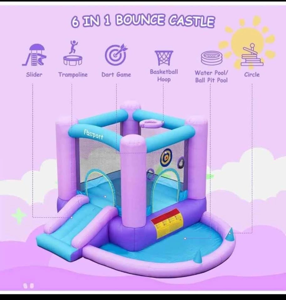 Inflatable Bounce House with Slide and Ball Pit - photo 3