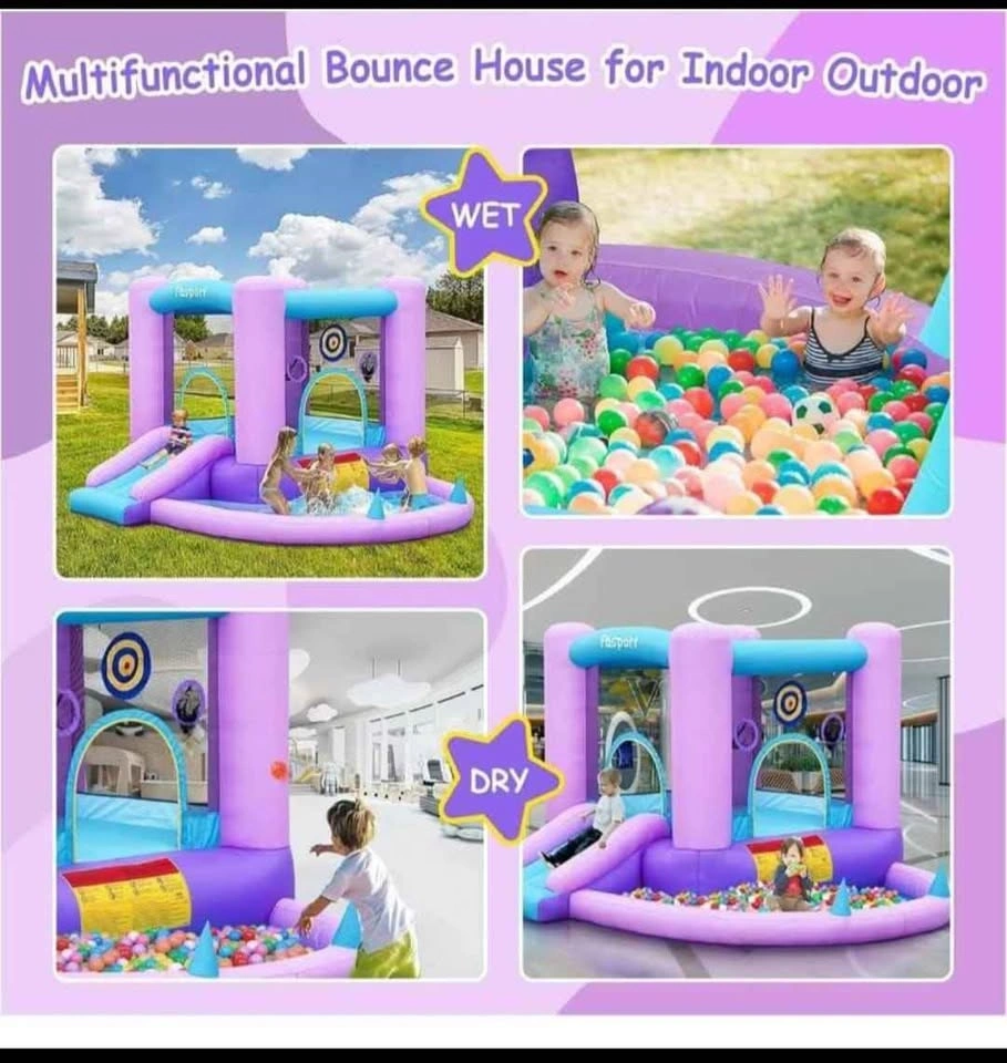 Inflatable Bounce House with Slide and Ball Pit - photo 5