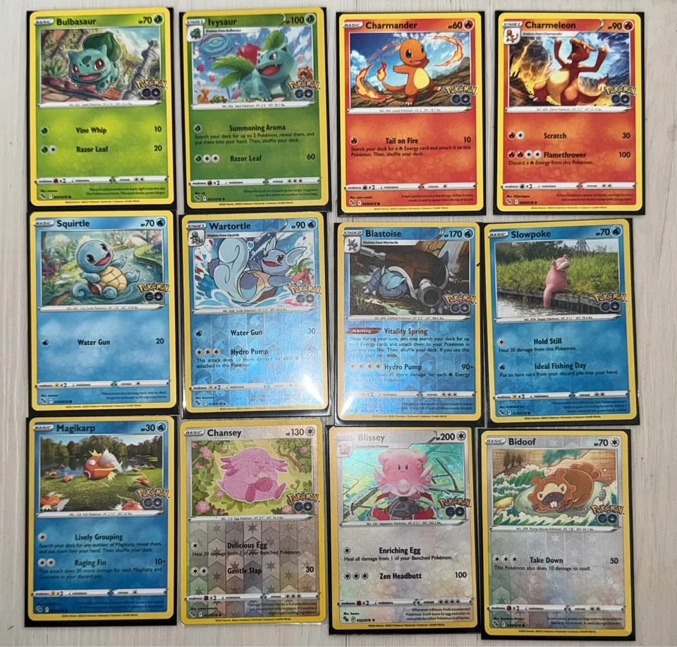 Pokémon go cards