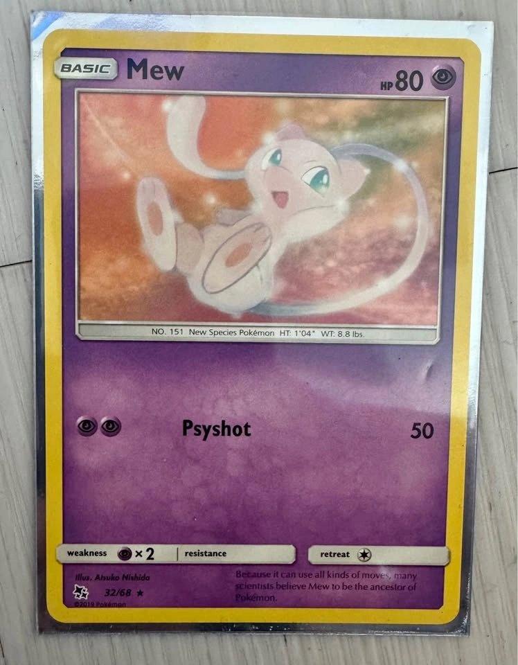 Mew Pokémon card