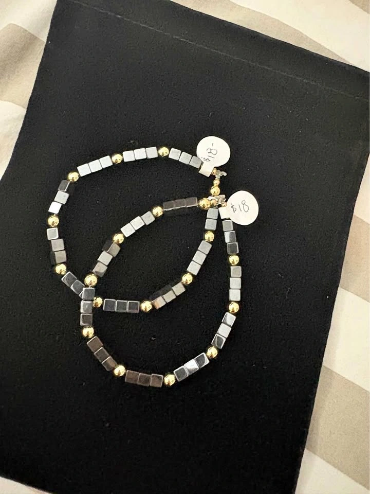 Hematite Bracelet Set