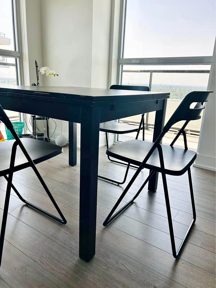 3 IKEA foldable chairs