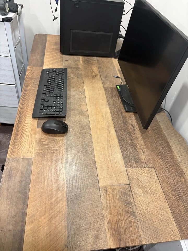 Automatic large solid wood standing desk - photo 2