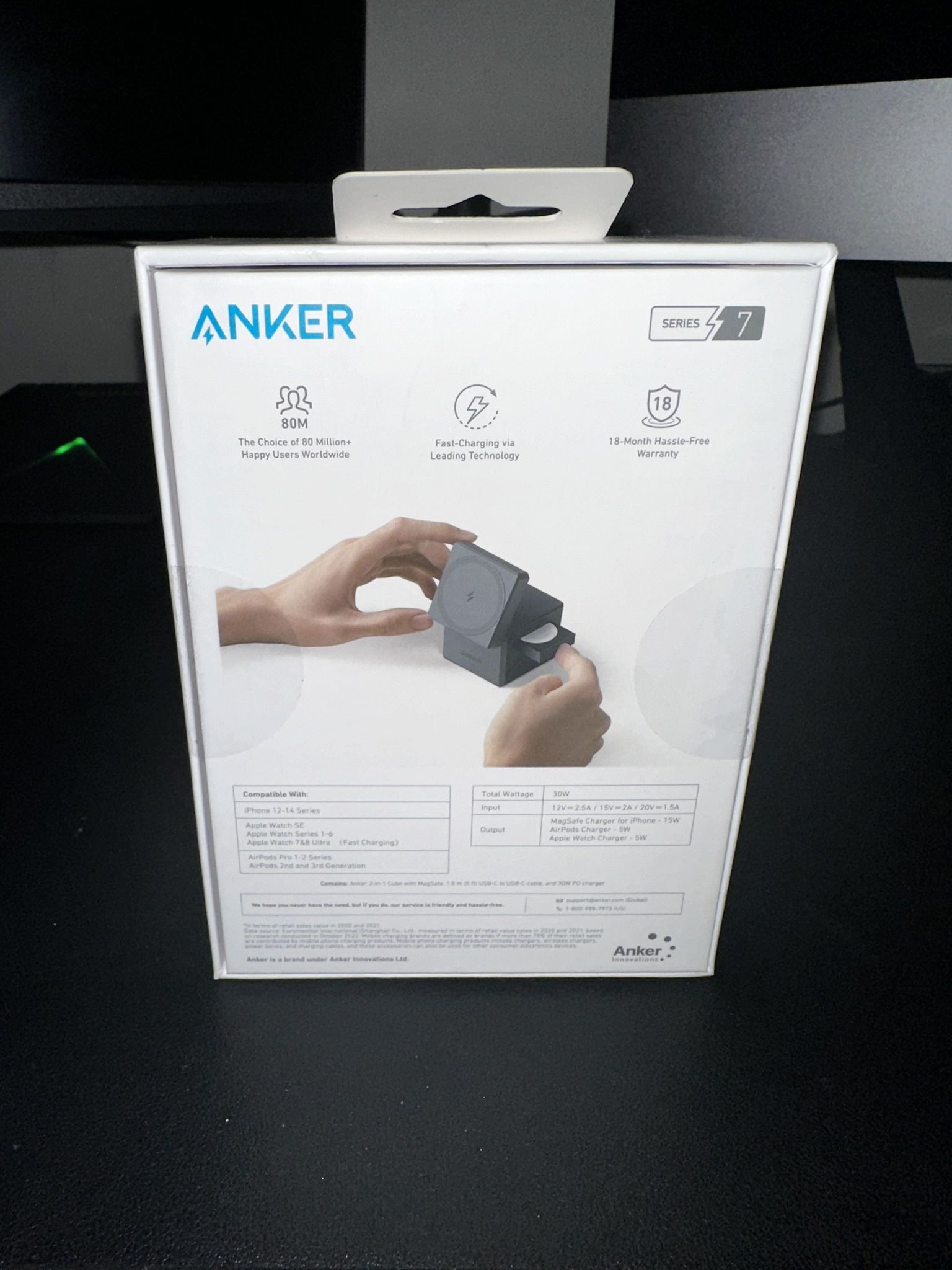 Anker 3 In 1 Cube With Magsafe - photo 3