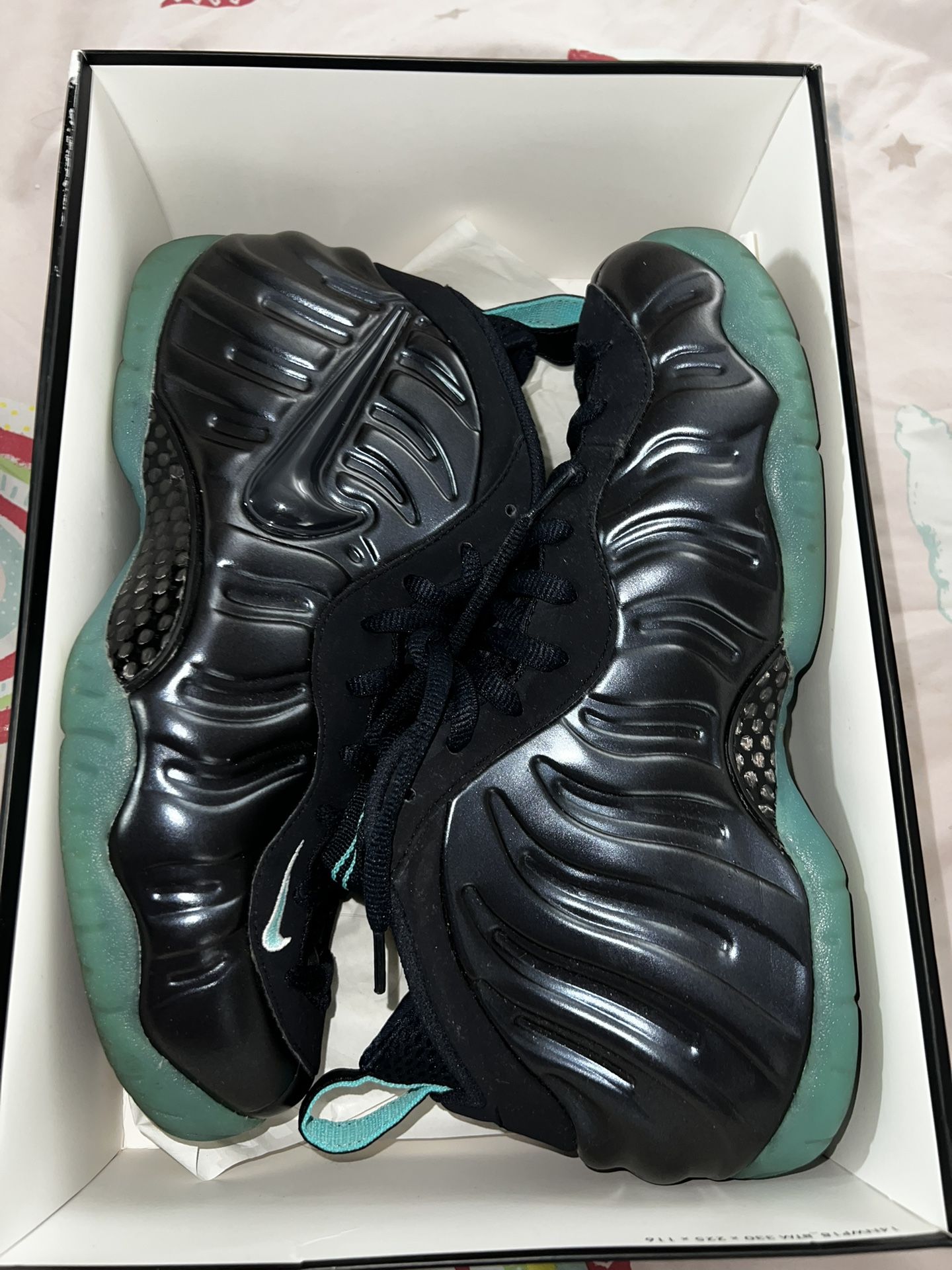 Air Foamposite Pro Dark Obsydian Size 9