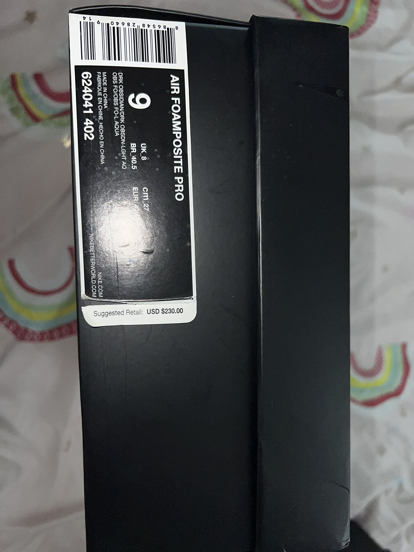 Air Foamposite Pro Dark Obsydian Size 9 - photo 3