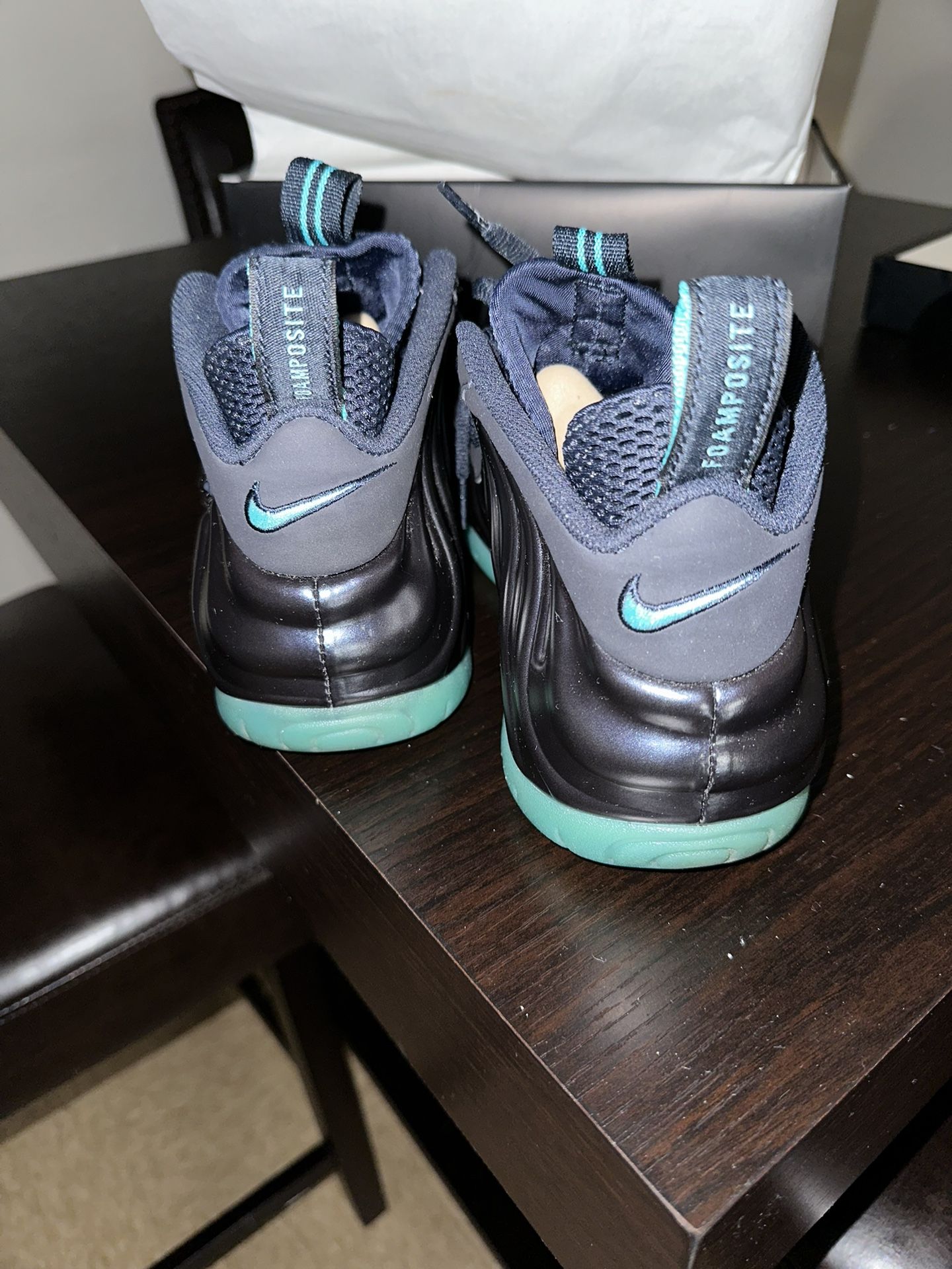 Air Foamposite Pro Dark Obsydian Size 9 - photo 4