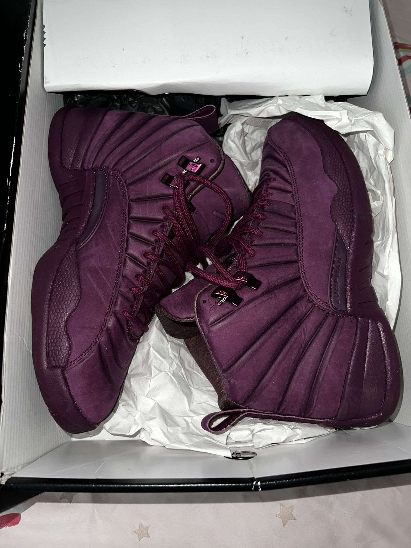 Air Jordan 12 Retro PSNY Paris Bordeaux 8.5