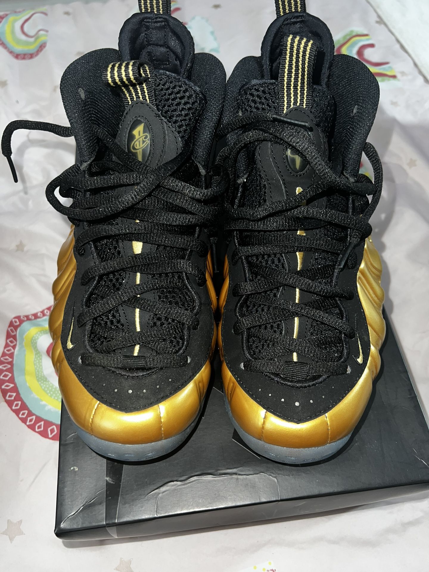 Air Foamposite One Metallic Gold Size 9 - photo 3
