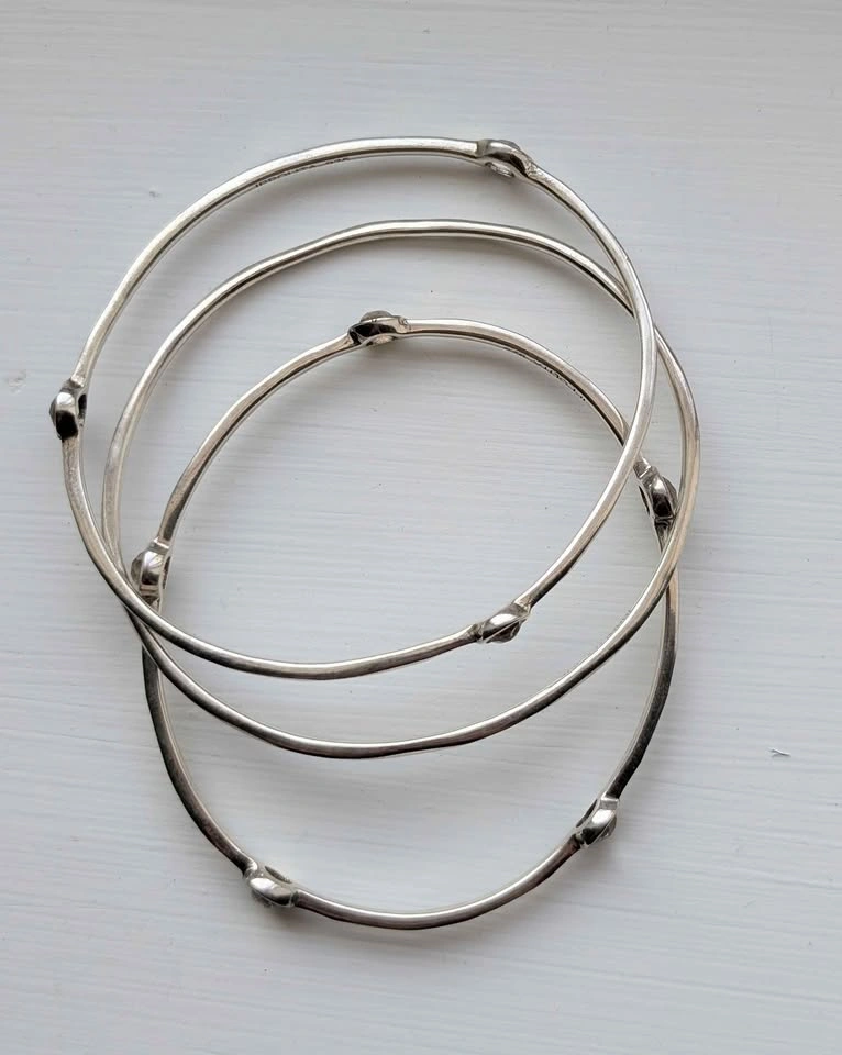 Ippolita Silver and Crystal Set of Three Bracelets - photo 4