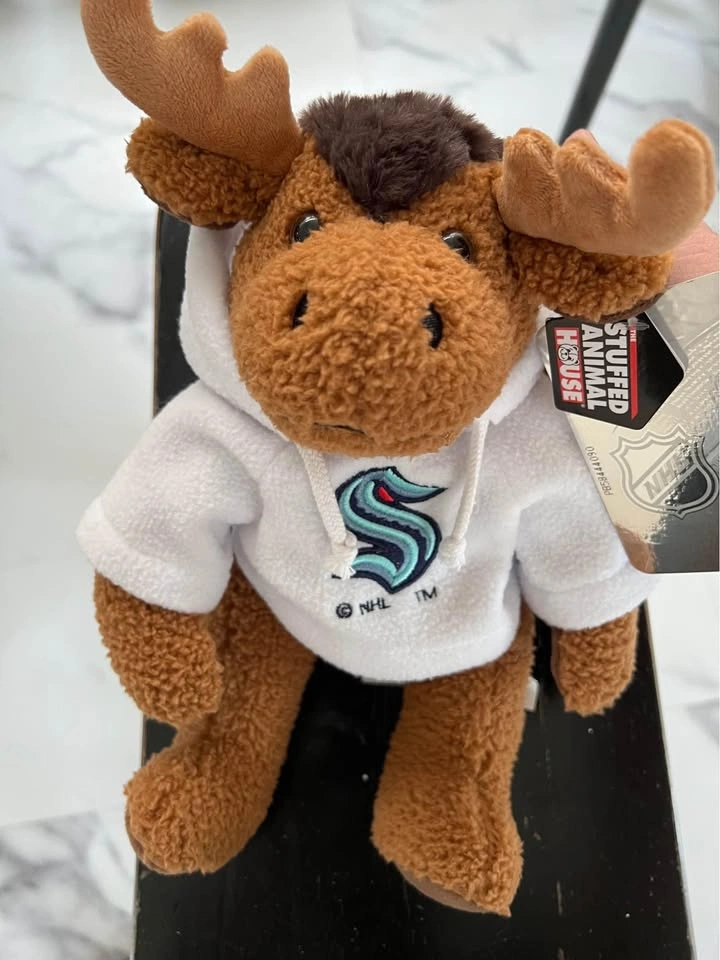 New Seattle Kraken 10 Inch Stuff Toy Moose