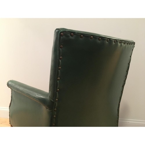 Mid-Century Vintage Emerald Green Armchair - photo 4