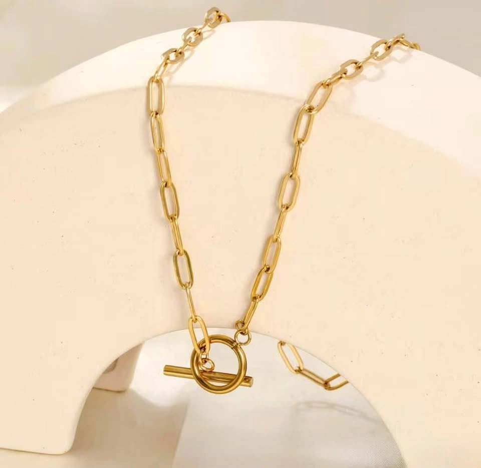 Toggle Clasp Paperclip Necklace 18” - photo 2