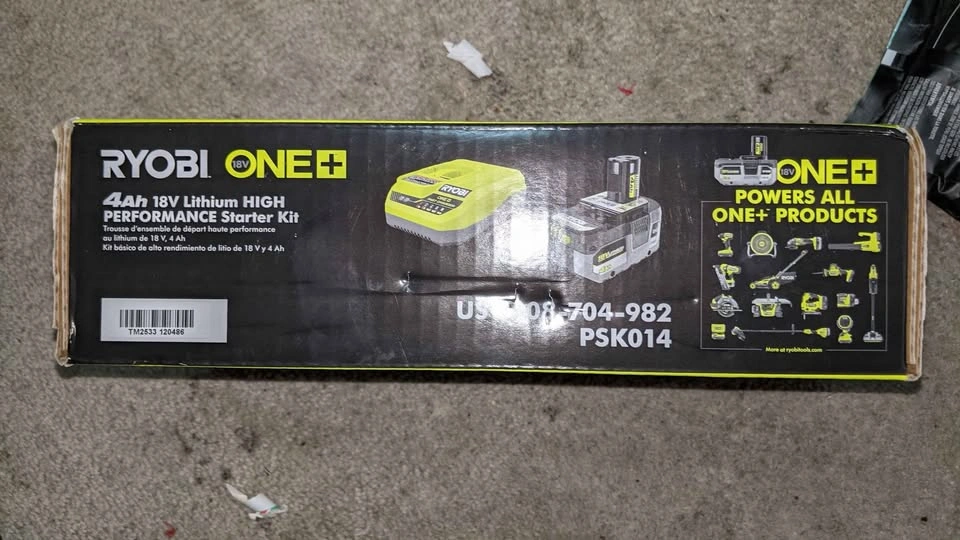 Ryobi ONE+ HP BATTERY STARTER KIT - photo 2