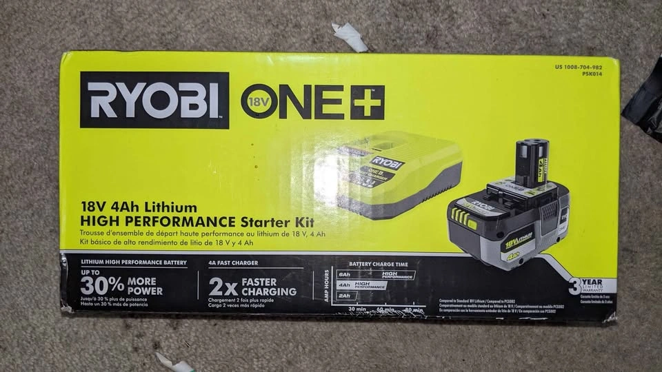 Ryobi ONE+ HP BATTERY STARTER KIT - photo 3