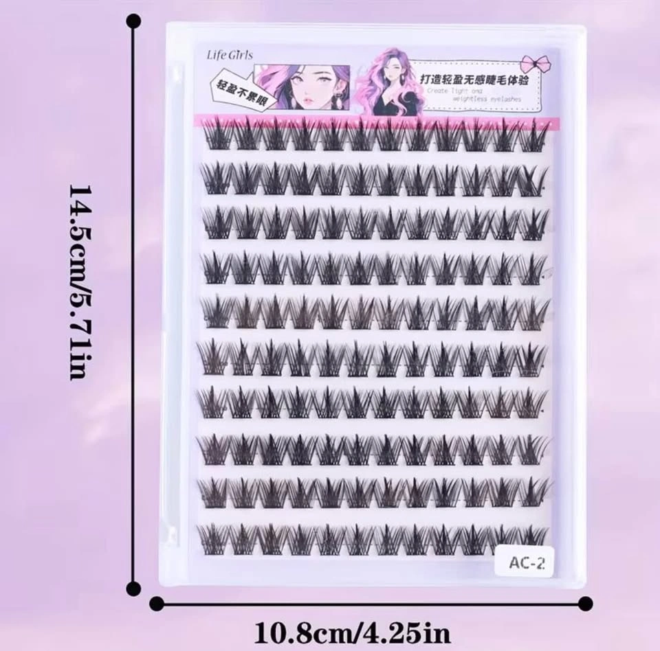 Self-Adhesive False Eyelashes 120 Clusters - photo 3