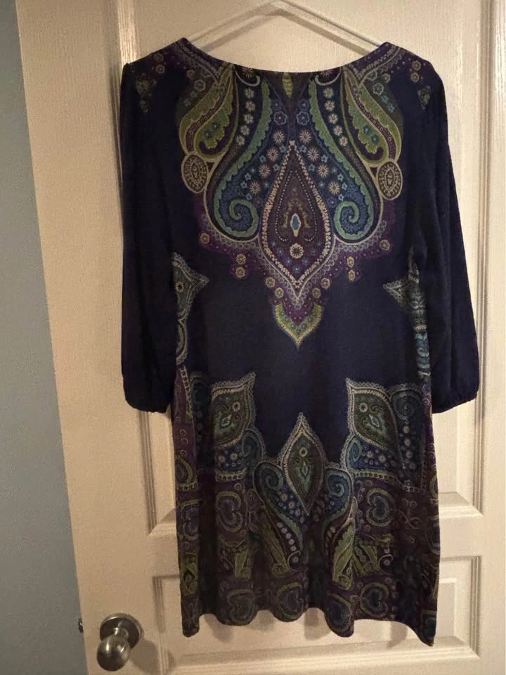 Boho mini dress good for maternity too - photo 2