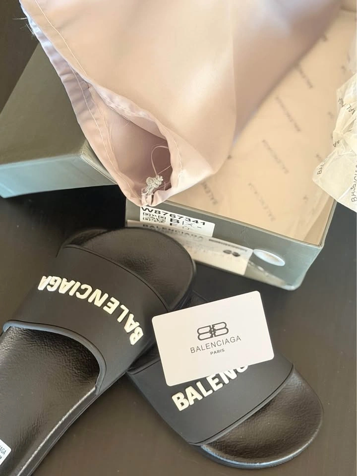 Balenciaga Slides Black with Box & Dust Bag - photo 2
