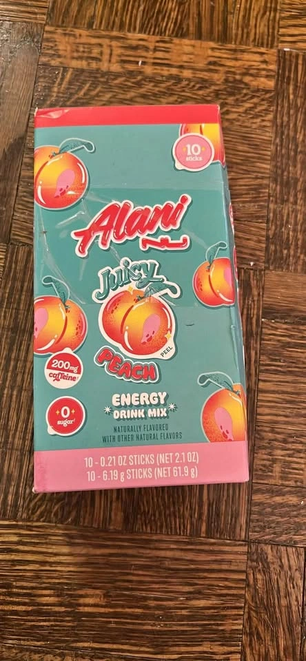 Alani peach powder drink exp Dec 2027