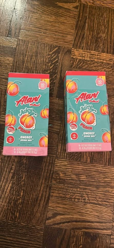 Alani peach powder drink exp Dec 2027 - photo 4