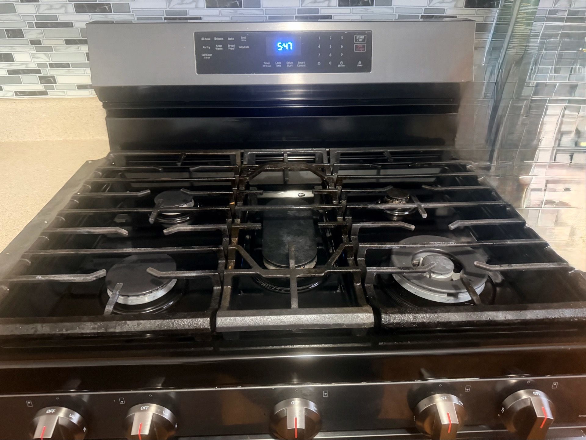 Samsung Stainless Steel Gas Range – Air Fry, Convection & Self C - photo 2