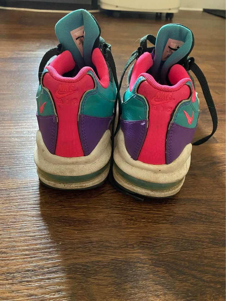 Nike Air Max 95 NOW Green Purple Pink Size 6Y/Women’s 6 - photo 3