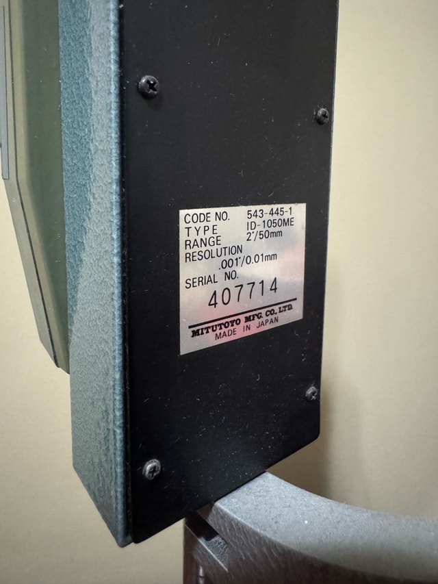 Mitutoyo Digimatic Indicator w Sigmastand - photo 3