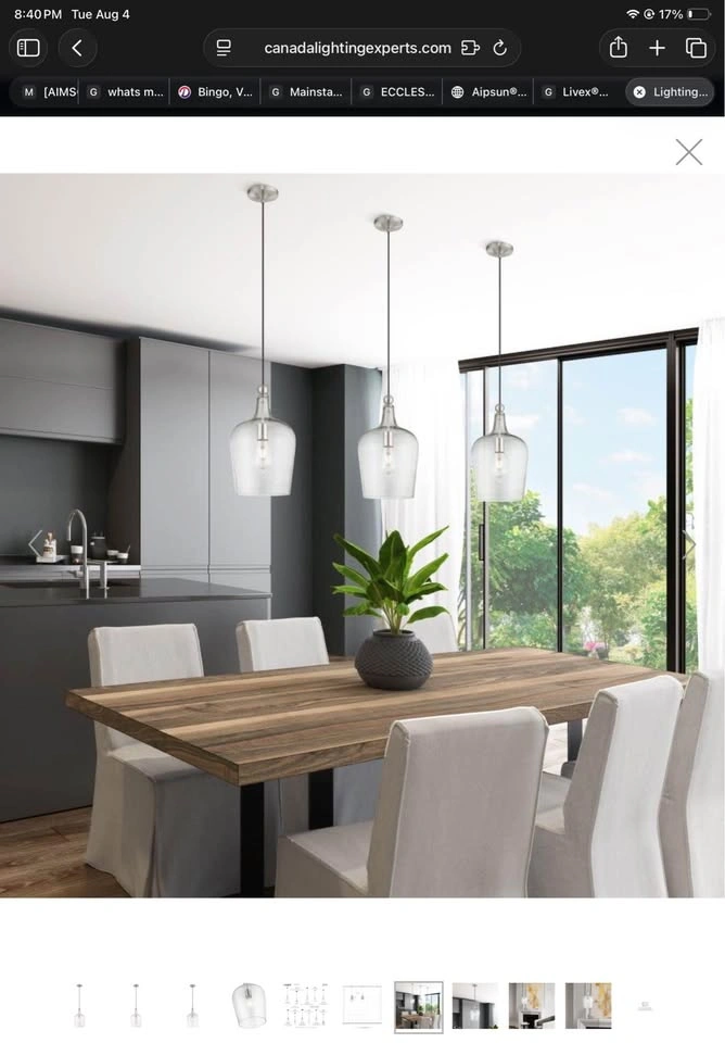 Livex® Glass Pendant light - photo 3