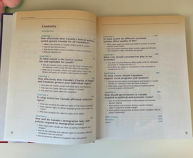 Issues for Canadians Grade 9 Social Studies Textbook - photo 2