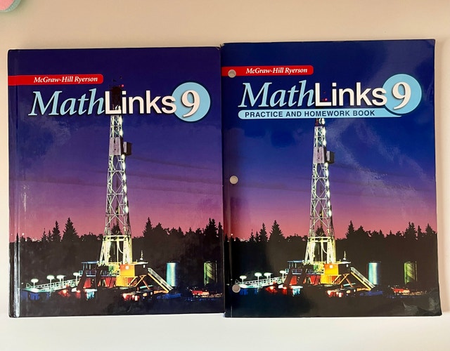 McGraw Ryerson MathLinks 9 Textbook and Homework Book, Grade 9