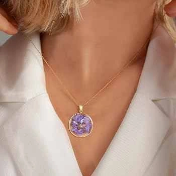 🌸 Real Dried Flower Necklace | 1-of-1 Handmade Unique Piece - photo 2