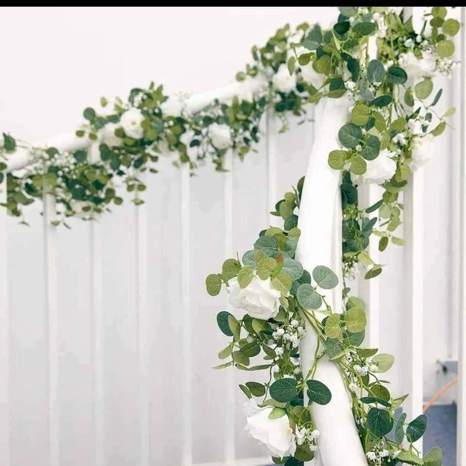 Event Decor: Arch, Drapes, Lights, and Flowers - photo 3