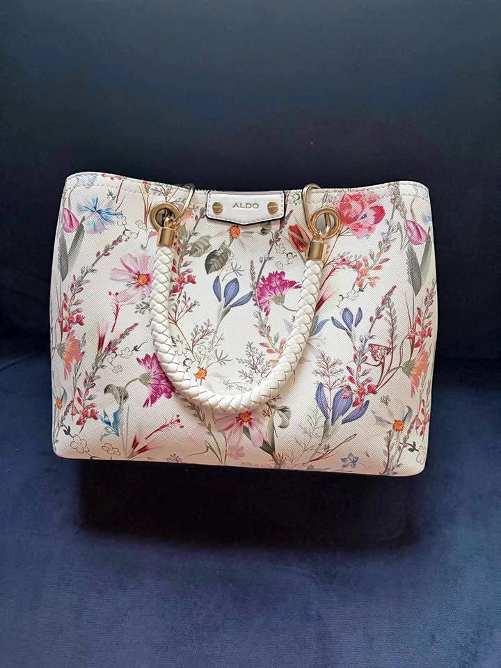 ALDO Floral Print Satchel Bag