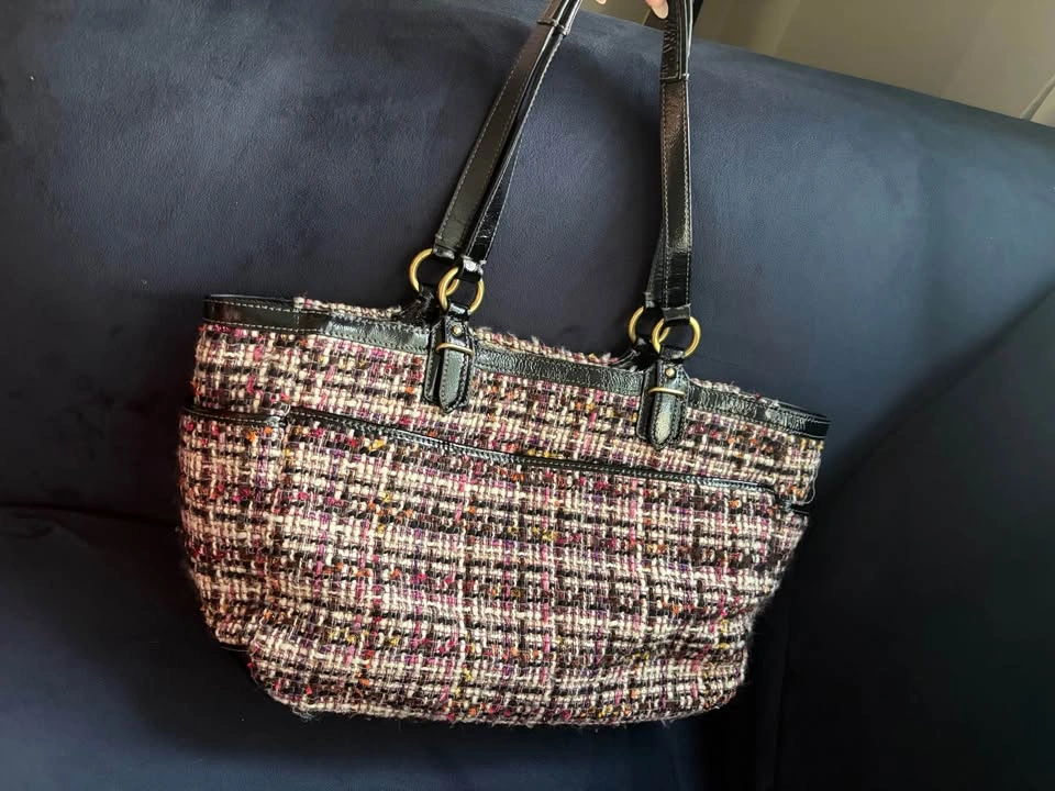Coach galaxy tweed purse - photo 2