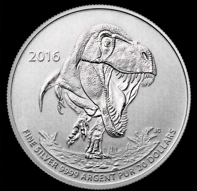 2016 T-Rex Silver Coins