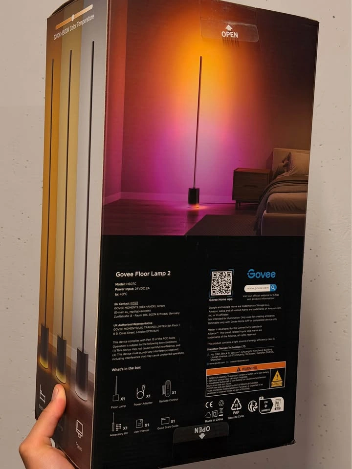 Govee Floor Lamp 2 – Smart RGB Floor Lamp - photo 2