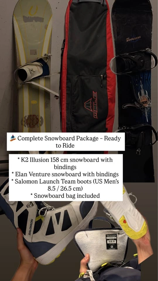 🏂 Complete Snowboard Package – Ready to Ride - photo 2