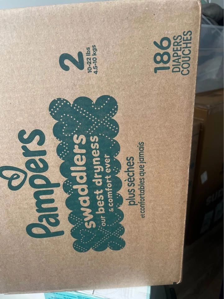 Pampers Swaddlers Diapers Size 2 (186 Count) - photo 3