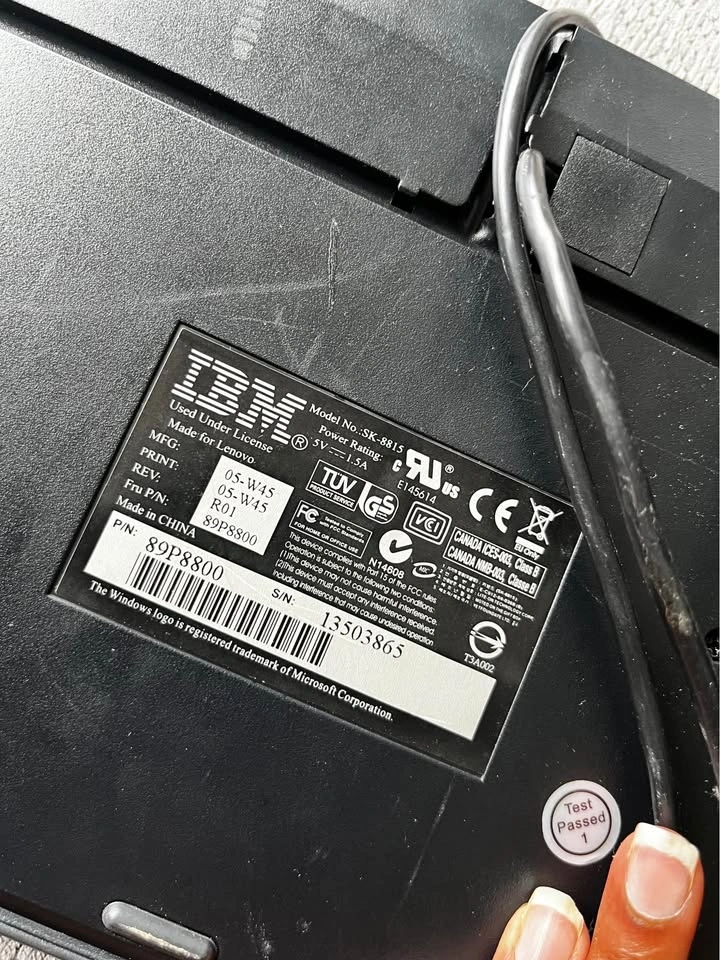 IBM SK-8815 USB Keyboard - photo 3
