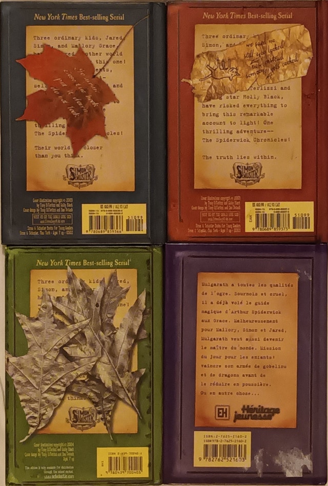 4 The Spiderwick Chronicles HardCover Books by Tony DiTerlizzi - photo 2