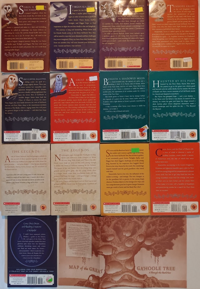 Guardians of Ga'Hoole 13 Books Kathryn Lasky, Guide, Map - photo 2