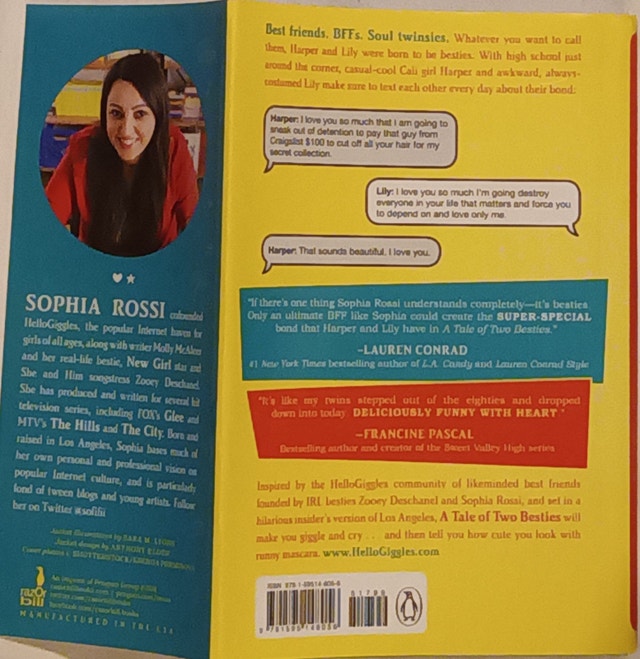 A Tale of Two Besties: A Hello Giggles Novel HardCover Book - photo 2