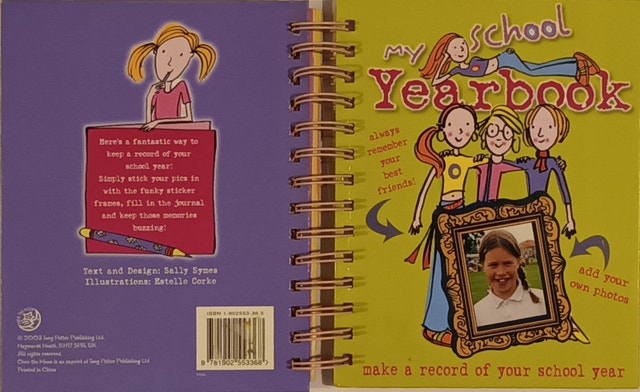 My School Yearbook HardCover Spiral Book