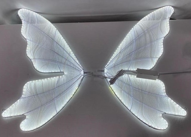 3-Color Elegant Butterfly Shape Floor Light Lamp - photo 5