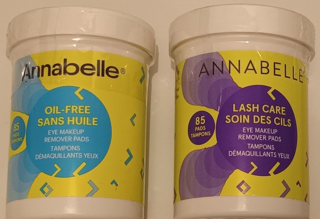 NEW Annabelle Oil-Free & Lash Care Eye Makeup Remover Pads 85ct