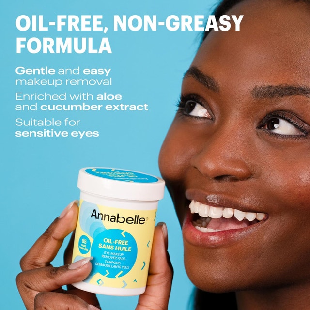 NEW Annabelle Oil-Free & Lash Care Eye Makeup Remover Pads 85ct - photo 4
