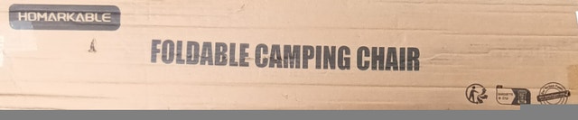 NEW Black HOMARKABLE Camping Folding Chair Oversized Padded - photo 5