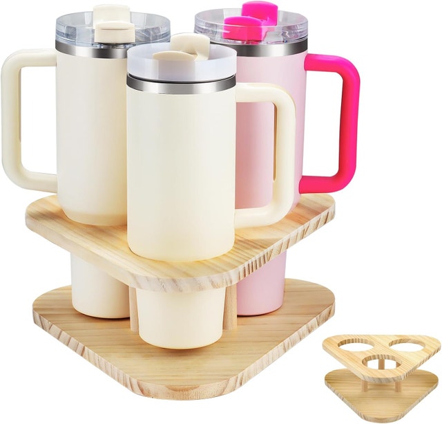 NEW Stanley Cups Water Bottle Organizer, Rotatable Holder, Solid