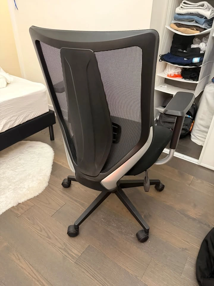 True Innovations Black Mesh Chair with Flip Back Arms - photo 2